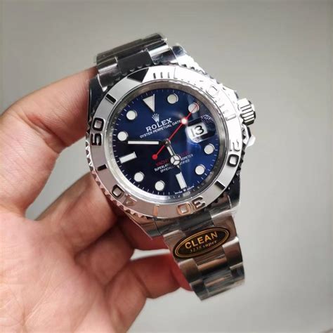 rolex yachtmaster blue replica|2022 rolex yacht master review.